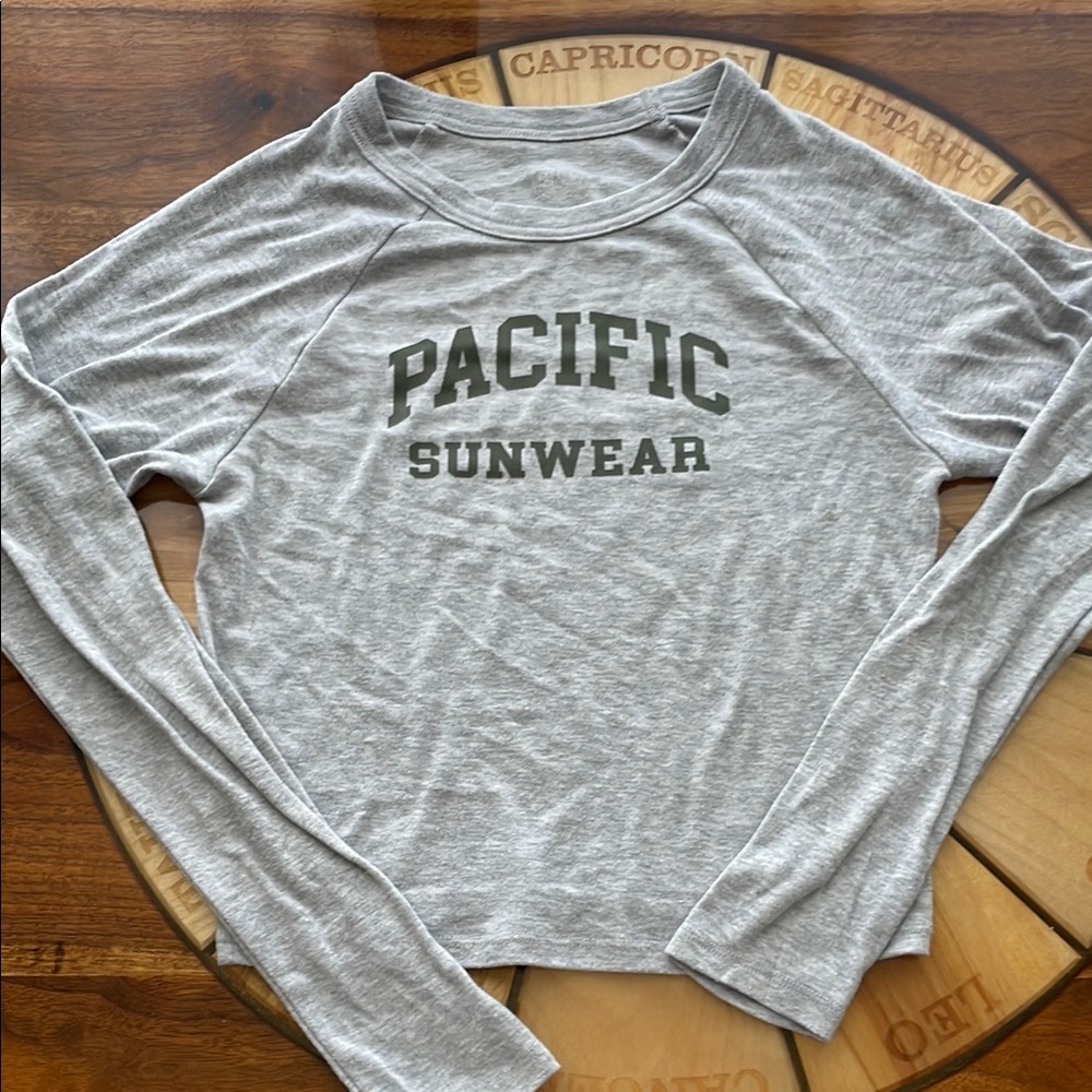 PacSun Pacific Sunwear Gray Women's Top